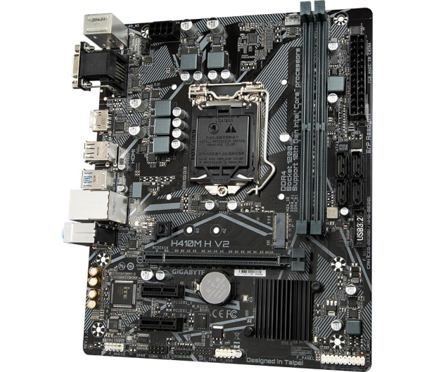 GIGABYTE Płyta główna H410M H V2 s1200 2DDR4 HDMI/D-SUB M.2 mATX - 1071819 - zdjęcie 4
